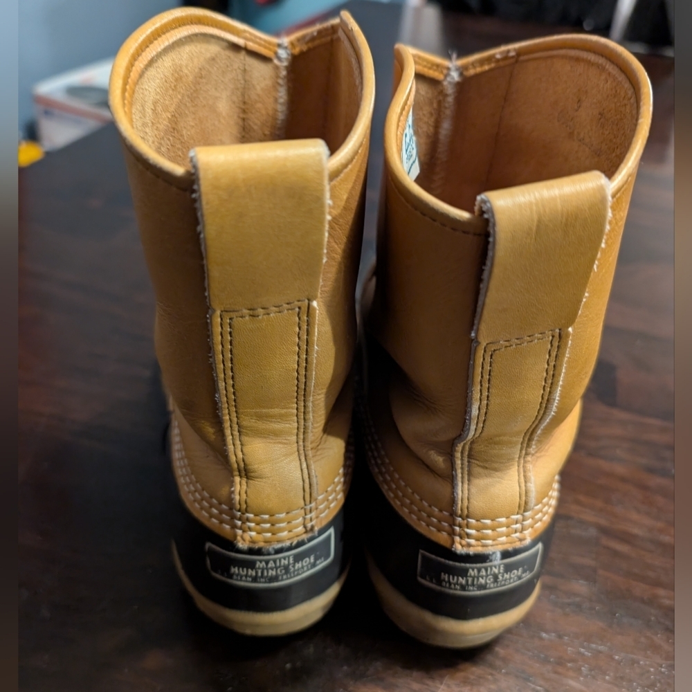 L.L. Bean VTG Maine Hunting Boots w/ Buckle, 80s, Men's 9 - Picture 5 of 7